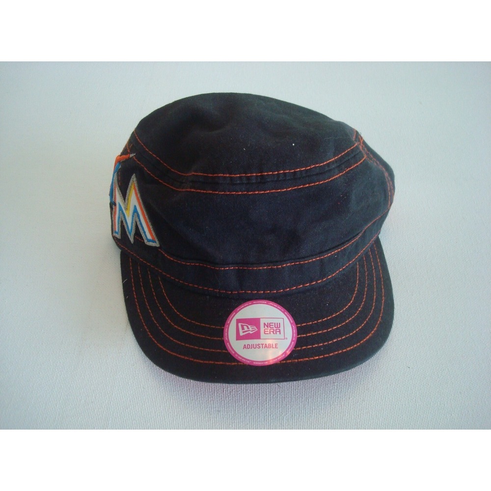 WOMENS MIAMI MARLINS 00S STRAPBACK DEADSTOCK HAT CAP VINTAGE z1